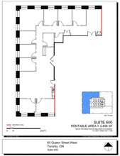 65 Queen St W, Toronto, ON for rent Floor Plan- Image 1 of 1