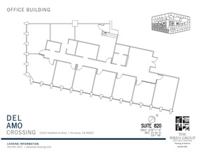 21515 Hawthorne Blvd, Torrance, CA for rent Floor Plan- Image 1 of 2