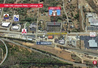 1300-1302 Lafayette Pky, Lagrange, GA - Aerial  map view
