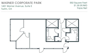 1421 Warner Ave, Tustin, CA for rent Floor Plan- Image 1 of 1