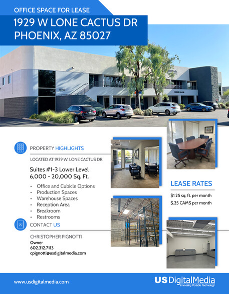 1929 W Lone Cactus Dr, Phoenix, AZ for rent - Building Photo - Image 2 of 9