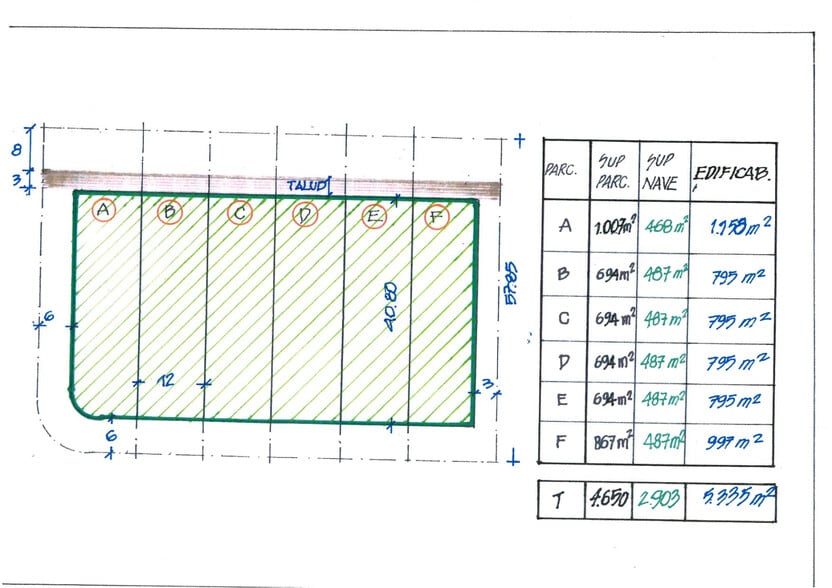 Land in La Selva del Camp, Tarragona for sale - Typical Floor Plan - Image 2 of 2
