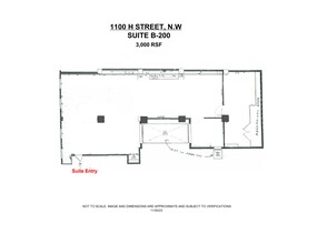 1100 H St NW, Washington, DC for rent Site Plan- Image 1 of 4