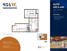 954 W Washington Blvd, Chicago, IL for rent Floor Plan- Image 2 of 10