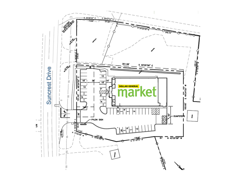 1064 Suncrest Dr, Johnson City, TN for sale - Site Plan - Image 3 of 3