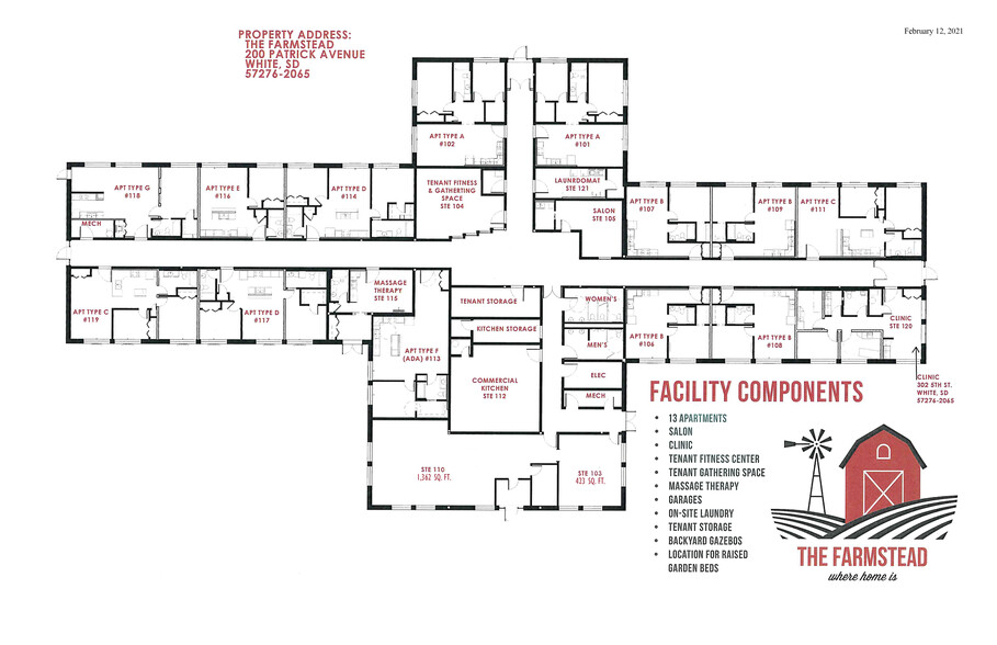 200 Patrick Ave, White, SD for rent - Floor Plan - Image 2 of 2