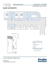 11999 San Vicente Blvd, Los Angeles, CA for rent Floor Plan- Image 2 of 2