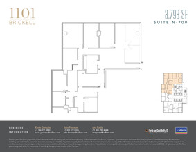 1101 Brickell Ave, Miami, FL for rent Floor Plan- Image 1 of 1