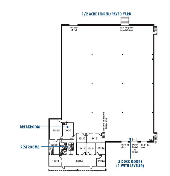 5075-5081 Kingston St, Denver, CO for rent - Floor Plan - Image 2 of 12