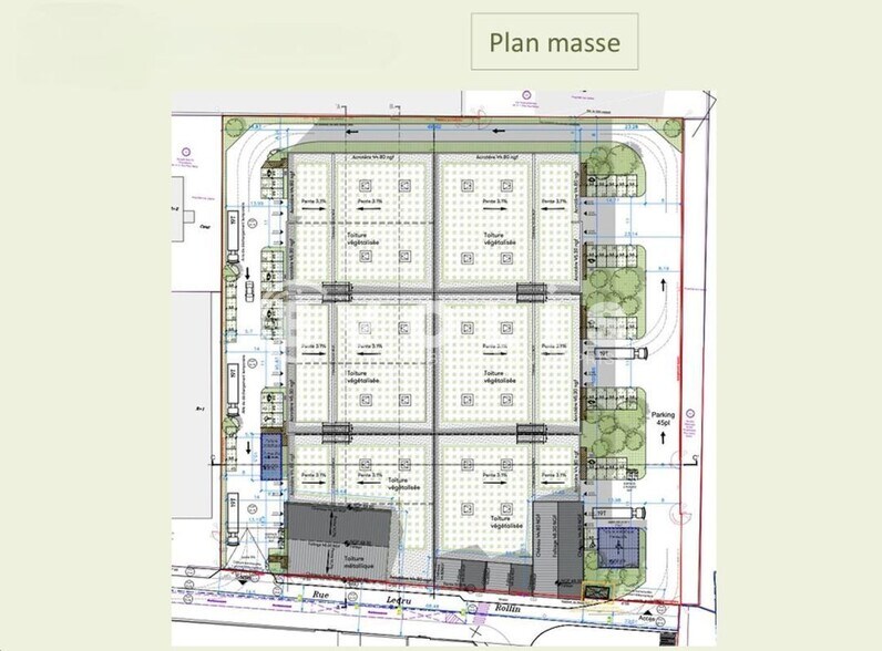 Industrial in Ivry-sur-Seine to rent - Floor Plan - Image 3 of 7