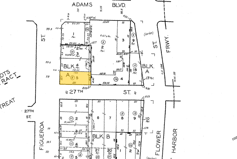 2626 S Figueroa St, Los Angeles, CA for rent - Plat Map - Image 2 of 9