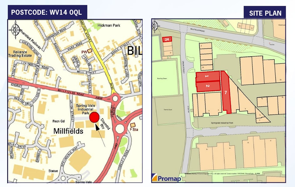 Union St, Bilston to rent Site Plan- Image 1 of 1