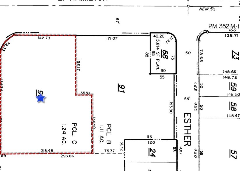 10-130 E Hamilton Ave, Campbell, CA for rent - Plat Map - Image 2 of 8