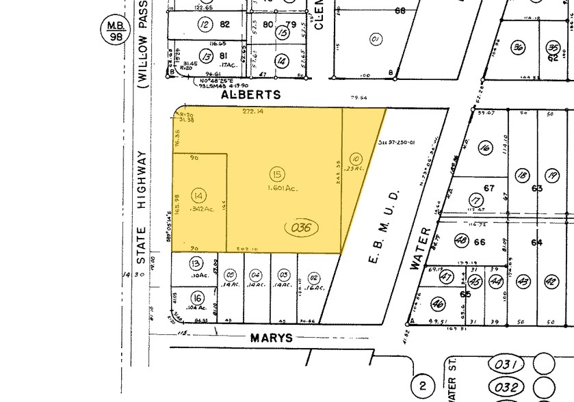 3515 Willow Pass Rd, Pittsburg, CA for sale - Plat Map - Image 3 of 4