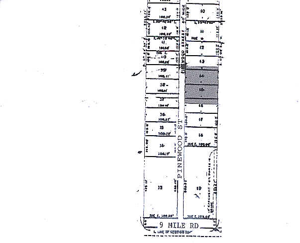 23330 Pinewood St, Warren, MI for sale - Plat Map - Image 3 of 5