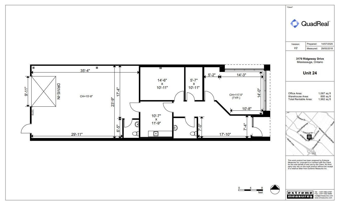 4181 Sladeview Cres, Mississauga, ON to rent Floor Plan- Image 1 of 1