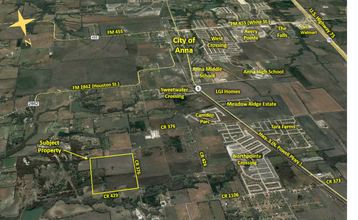 CR 429 and CR 376, Anna, TX for sale Aerial- Image 1 of 1