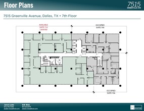 7515 Greenville Ave, Dallas, TX for rent Floor Plan- Image 2 of 2