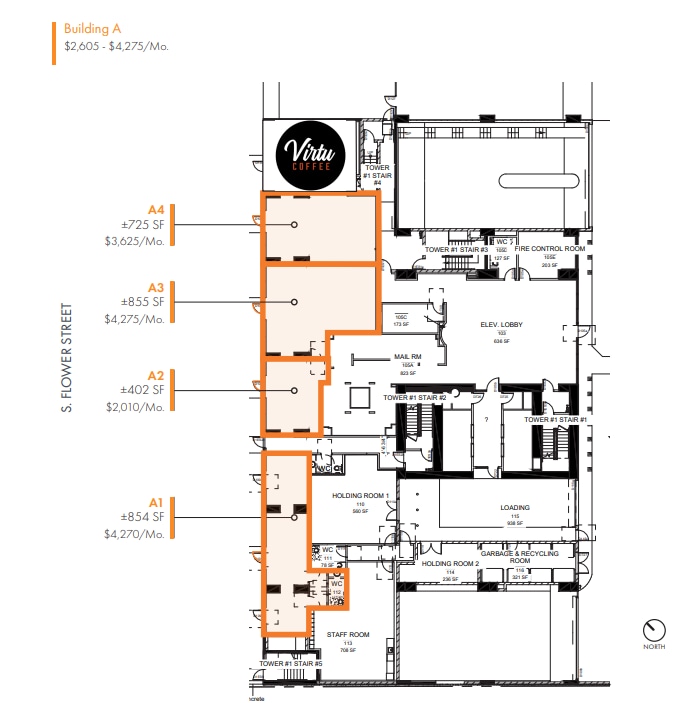 1212 S Flower St, Los Angeles, CA to rent Floor Plan- Image 1 of 1