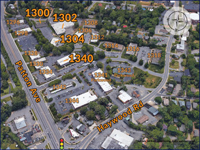 1302 Patton Ave, Asheville, NC - aerial  map view