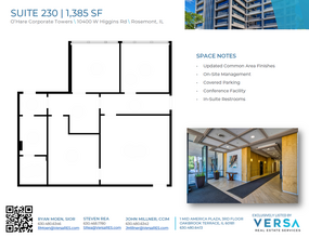 10400 W Higgins Rd, Rosemont, IL for rent Floor Plan- Image 1 of 1