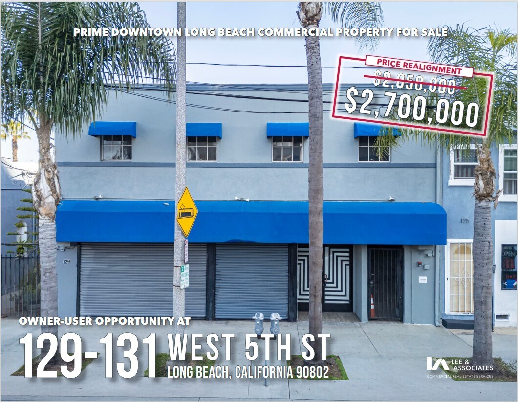 129-131 W 5th St, Long Beach, CA for sale Building Photo- Image 1 of 1