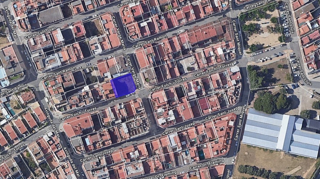 Carrer de la Verge Maria, 9, Palafolls, Barcelona for sale Plat Map- Image 1 of 3
