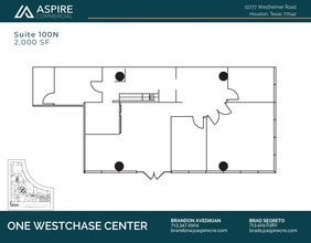 10777 Westheimer Rd, Houston, TX to rent Floor Plan- Image 1 of 1