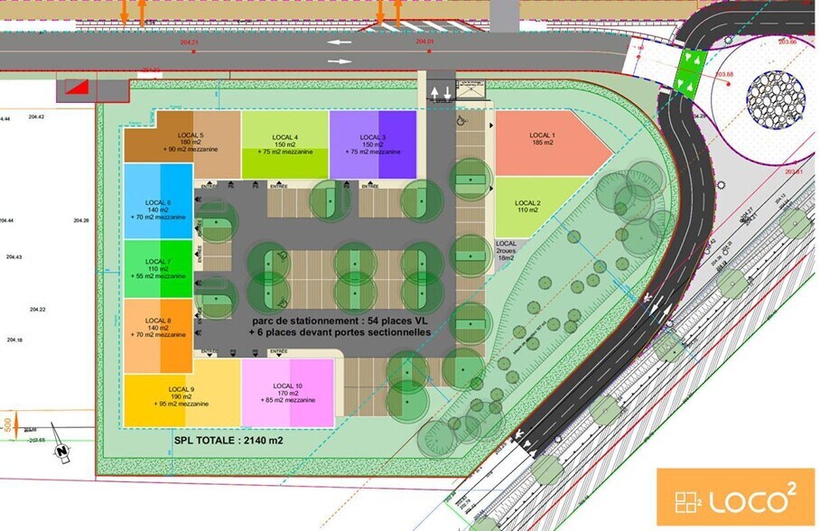 Light Industrial in Fonsorbes for sale - Site Plan - Image 1 of 3