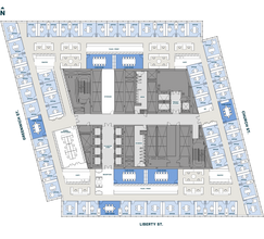 4 World Trade Center, New York, NY for rent Typical Floor Plan- Image 2 of 4