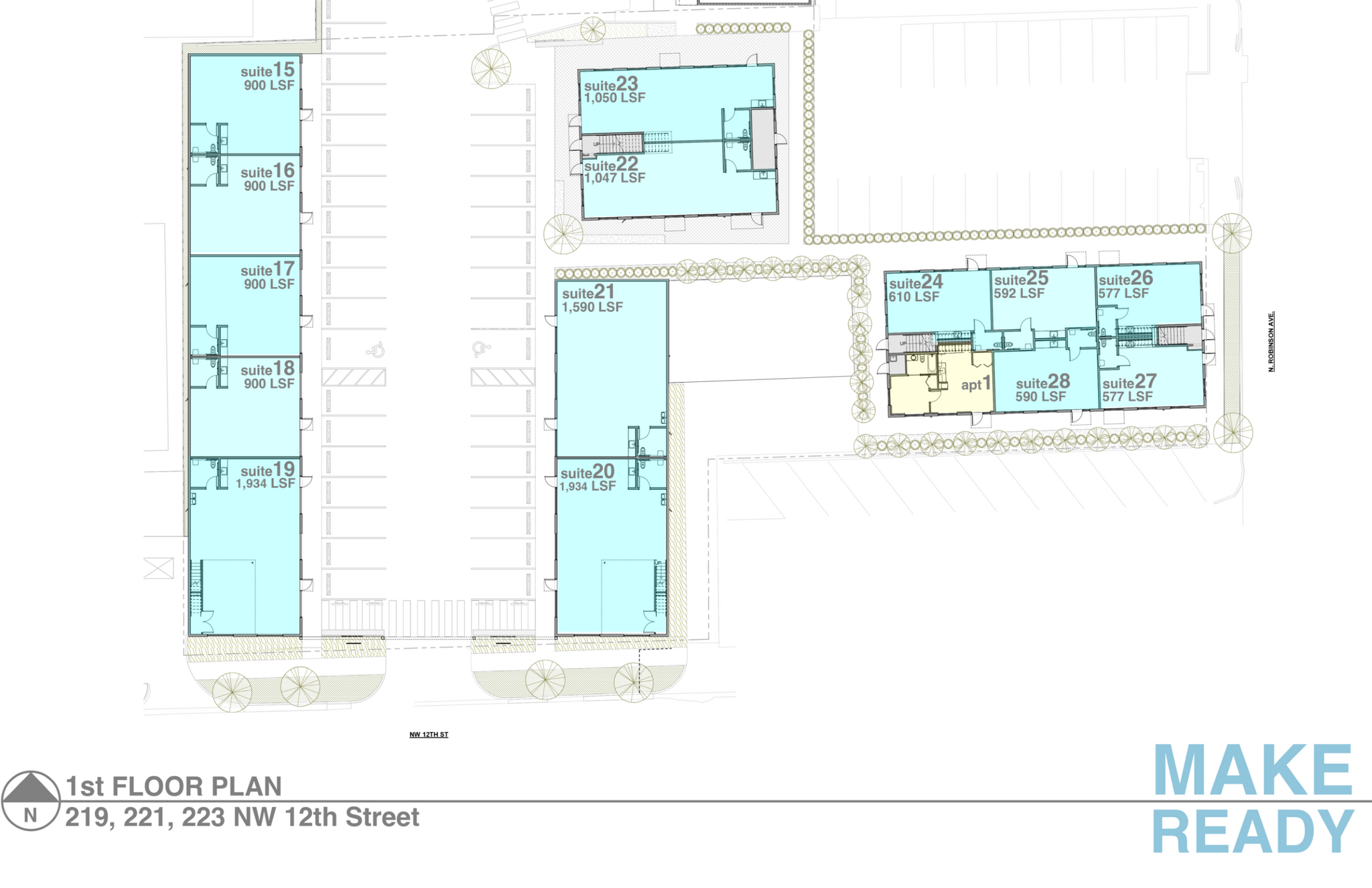 220 NW 13th St, Oklahoma City, OK for rent Site Plan- Image 1 of 1