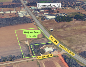 Highway 59, Summerdale, AL for sale Aerial- Image 1 of 1