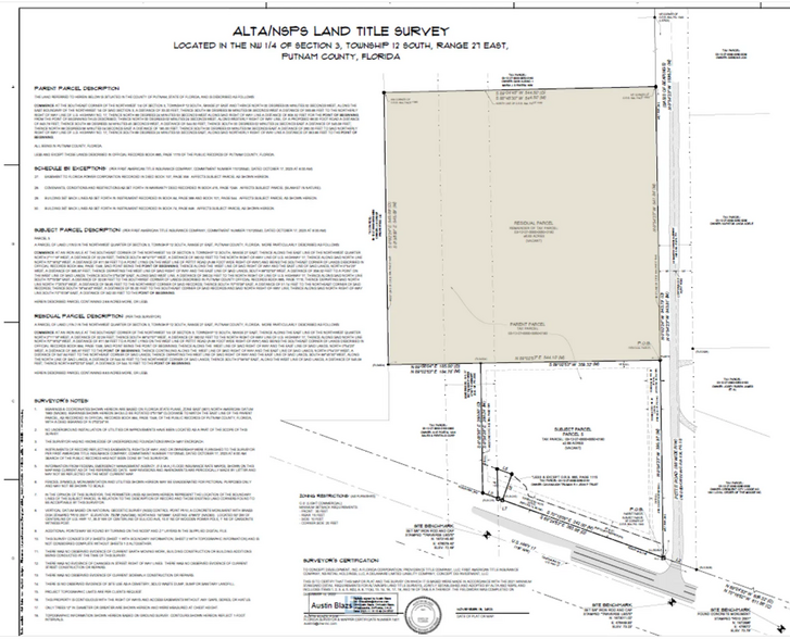 101 Pettit rd, Crescent City, FL for sale - Site Plan - Image 2 of 3