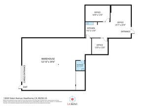 13020 Yukon Ave, Hawthorne, CA for rent Site Plan- Image 1 of 9