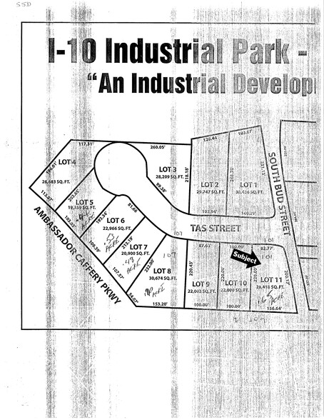 101 S Tas St, Scott, LA for sale - Site Plan - Image 2 of 2