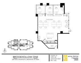 2301 E Lamar Blvd, Arlington, TX for rent Floor Plan- Image 1 of 2