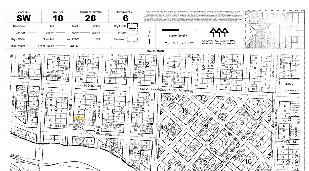 111 Avenue C, Snohomish, WA for rent - Plat Map - Image 3 of 3