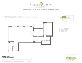 200 Village Green Dr, Lincolnshire, IL for rent Floor Plan- Image 1 of 2