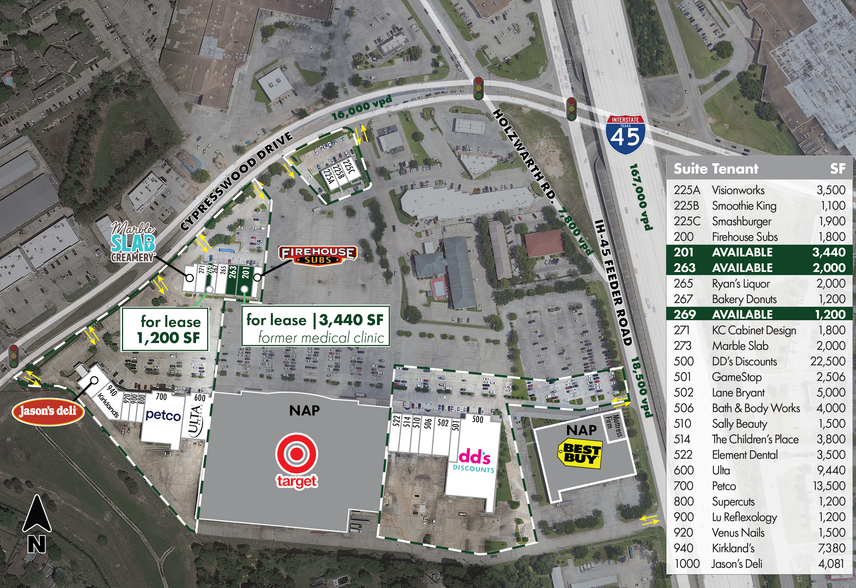 19511 Interstate 45, Spring, TX for rent - Site Plan - Image 2 of 9