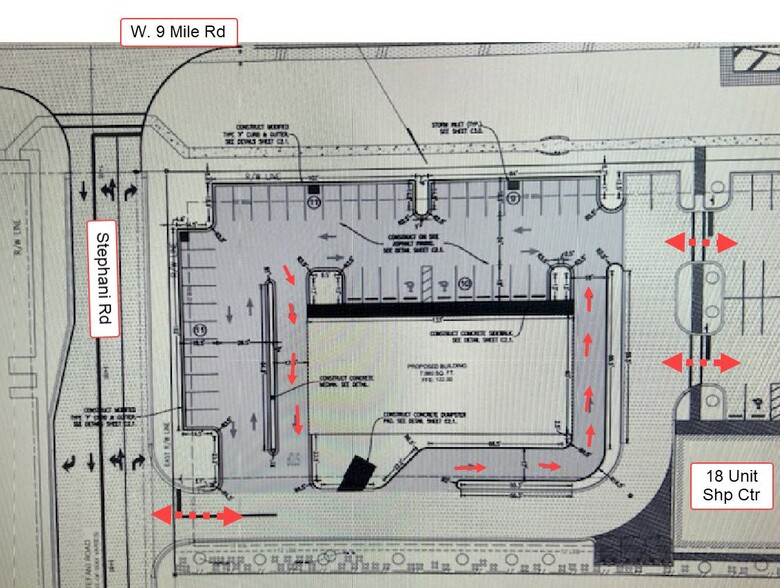 1491 Nine Mile Rd, Pensacola, FL for rent - Site Plan - Image 3 of 5