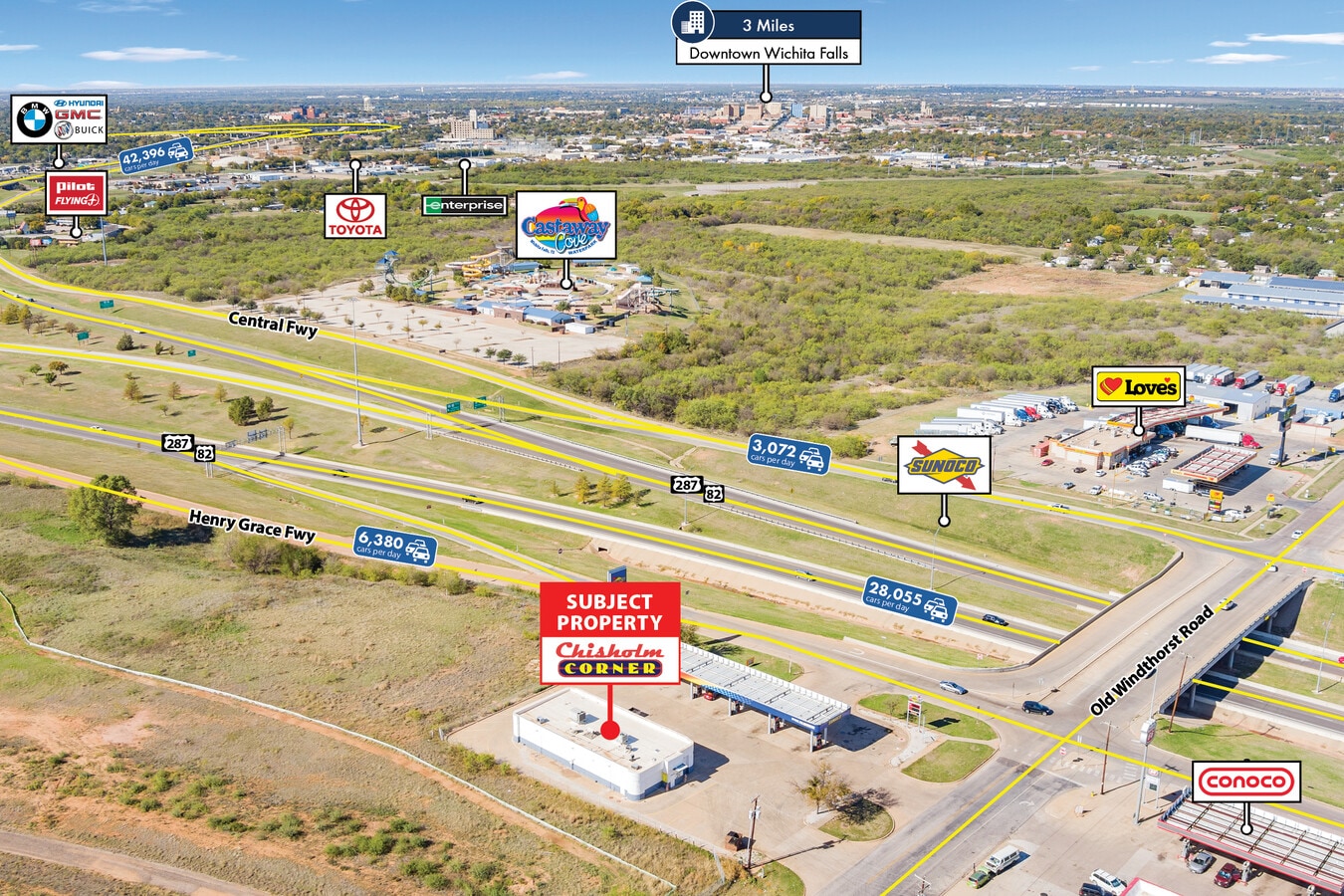 1123 Central Fwy, Wichita Falls 76302 Chisholm Corner