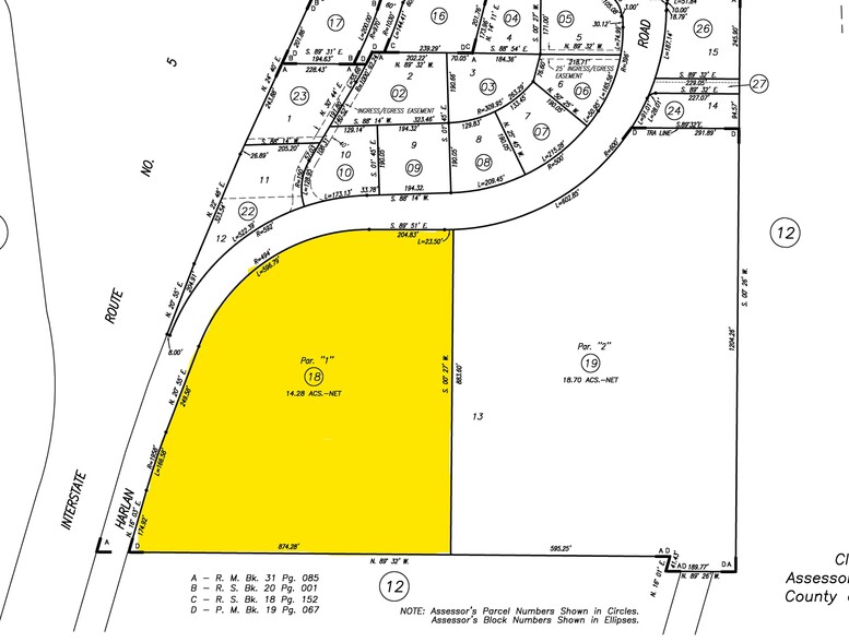 16838-16928 S Harlan Rd, Lathrop, CA for sale - Plat Map - Image 1 of 1