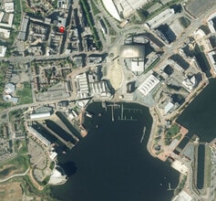 Mount Stuart Sq, Cardiff, VGL - Aerial map view