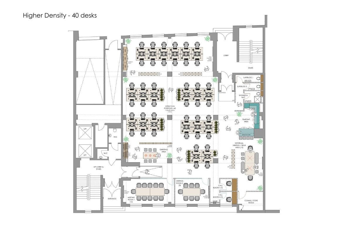 63 Gee St, London to rent Floor Plan- Image 1 of 2