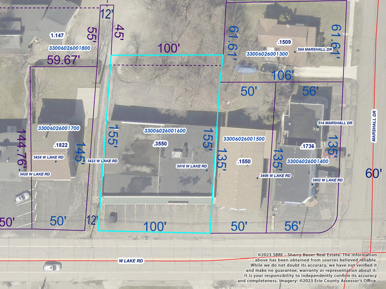 3412 W Lake Rd, Erie, PA for rent - Plat Map - Image 3 of 22