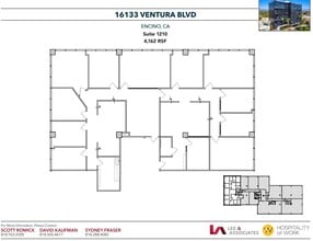 16133 Ventura Blvd, Encino, CA for rent Floor Plan- Image 1 of 1