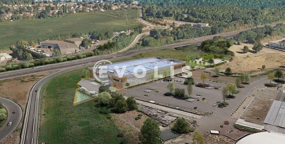 Light Industrial in Villeparisis to rent - Aerial - Image 2 of 3