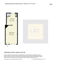 69 Fernhead Rd, London to rent Floor Plan- Image 1 of 1