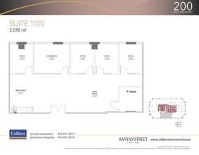 200 E Broward Blvd, Fort Lauderdale, FL to rent Floor Plan- Image 1 of 2