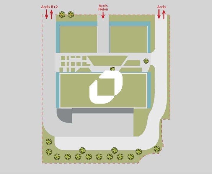 Light Industrial in Nanterre to rent - Site Plan - Image 3 of 3